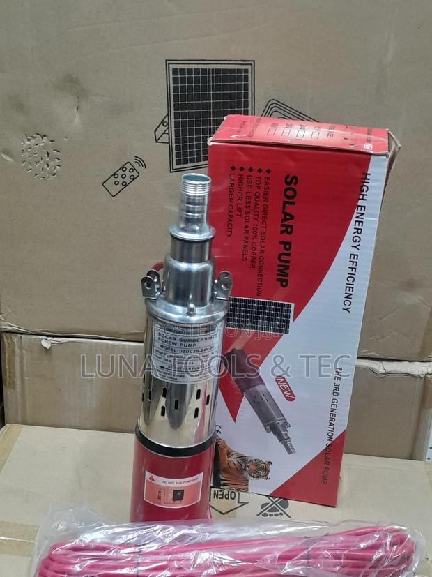 Dc24v 50m Head Solar Submersible Pump 250w