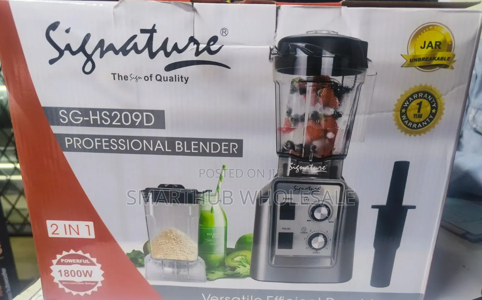 18000 Wattss 2 in 1 Signature Heavy Duty Commercial Blender