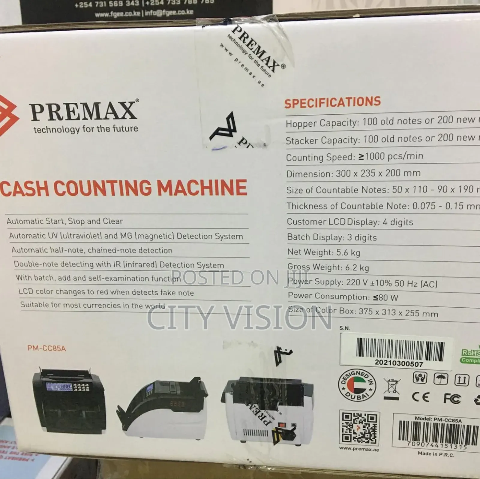 Premax Money Counter Cc85a