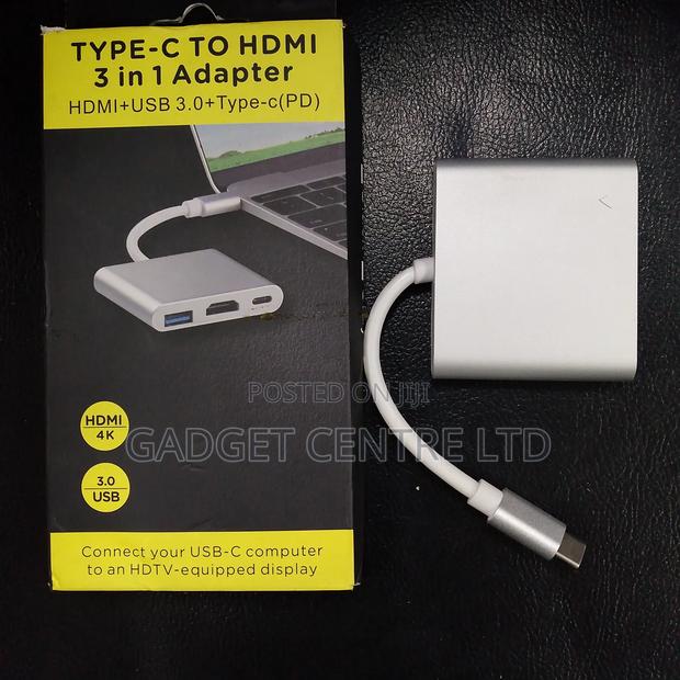 Type C to Hdmi 3 in 1 Adapter Original - thumbnail 2
