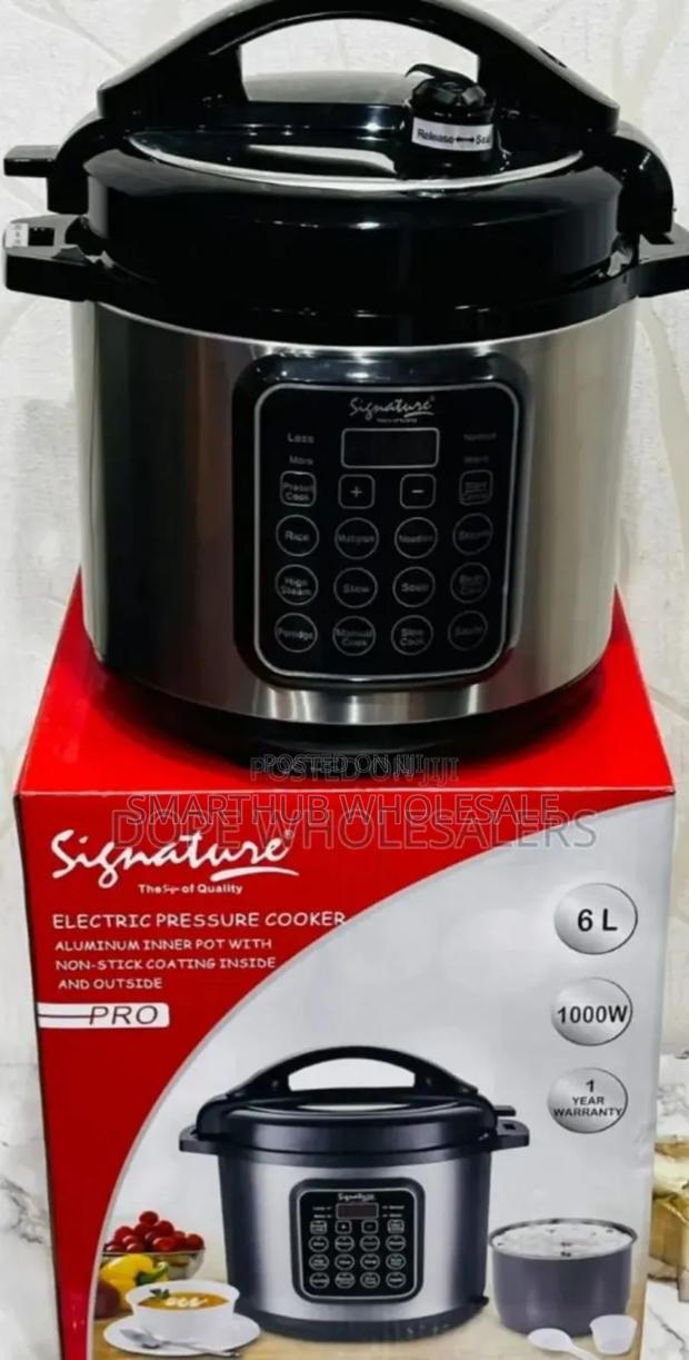 6 Litres Signature Electric Pressure Cooker - main view