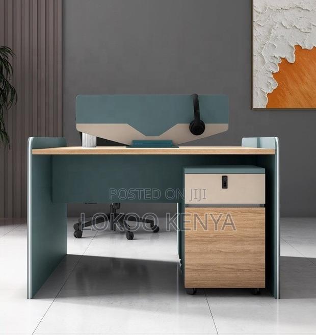 Workstation; Vanity Imported 2 Person Home Office Workstation - thumbnail 3