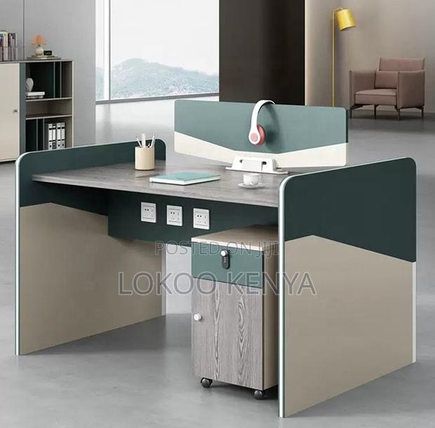Workstation; Vanity Imported 2 Person Home Office Workstation - thumbnail 4