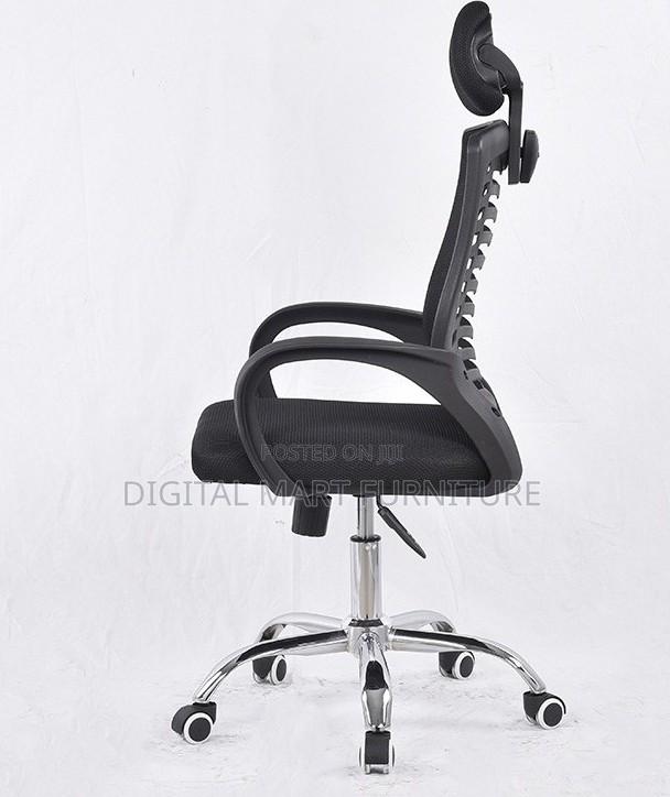 Black Soft Seat Chair With Headrest - thumbnail 12