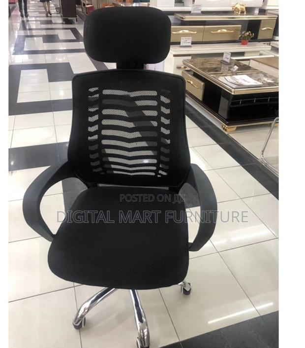 Black Soft Seat Chair With Headrest - thumbnail 15
