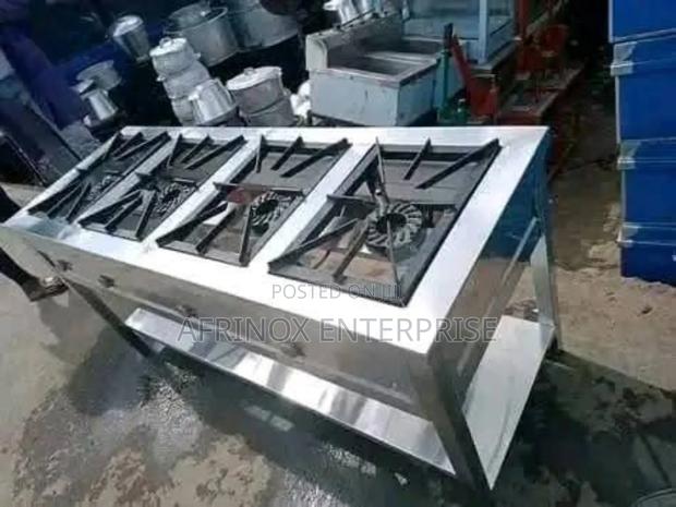 Commercial Three Burner Gas Cooker - main view