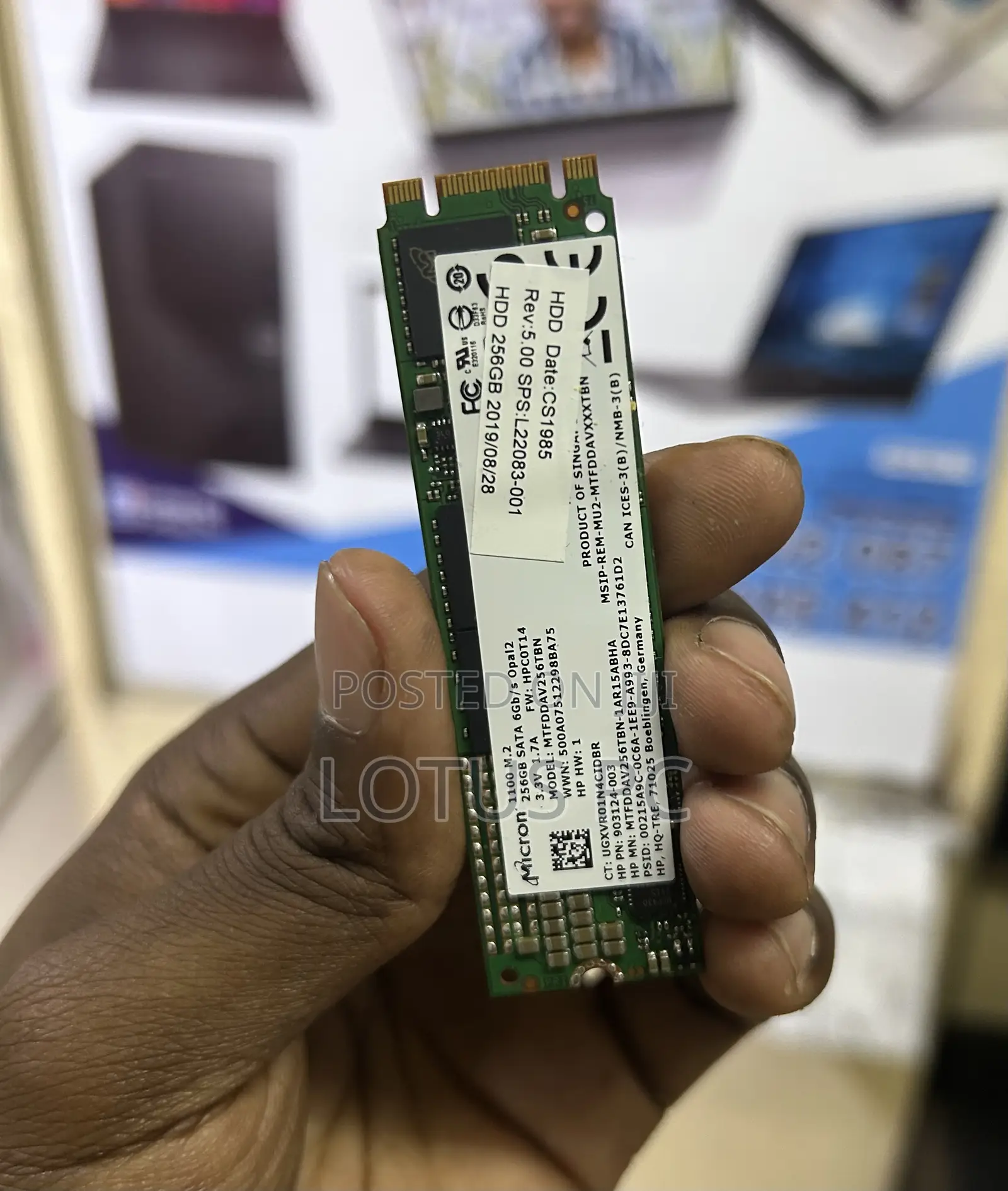 M.2 256ssd Double Notch