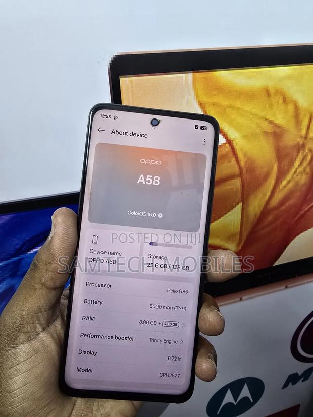 Oppo A58 128 GB Black - thumbnail 3