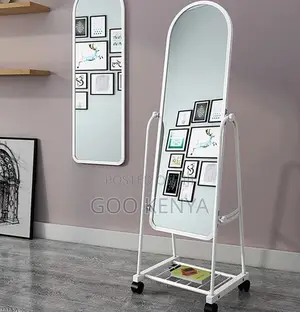 Home Mirror; Elegant Full-Body Glass Mirror for Bedroom Living Space