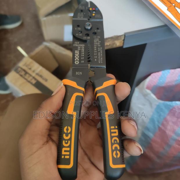 Wire Stripper Ingco Wire Stripping Pliers Electrical Telecom Pliers - thumbnail 5
