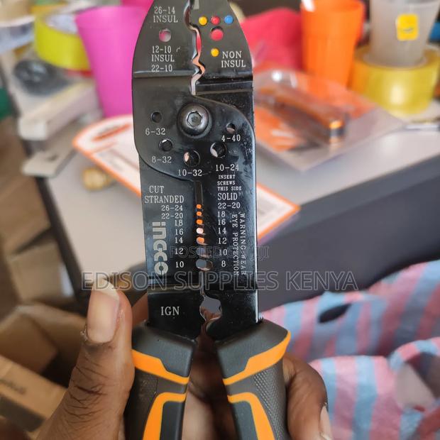 Wire Stripper Ingco Wire Stripping Pliers Electrical Telecom Pliers - thumbnail 3