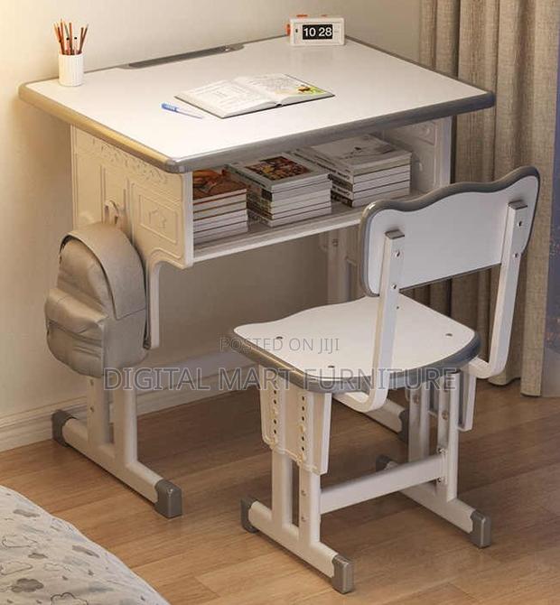 Brown Children Study Class Desk and Chair - thumbnail 2