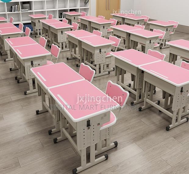 Brown Children Study Class Desk and Chair - thumbnail 14