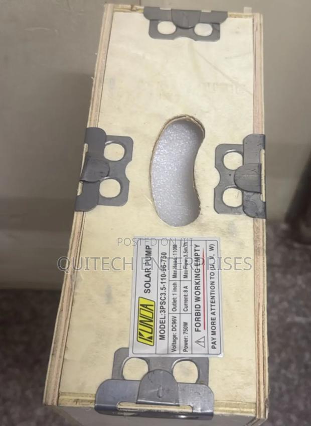 750w Solar Submersible Pump 110m With 1" Outlet - thumbnail 2