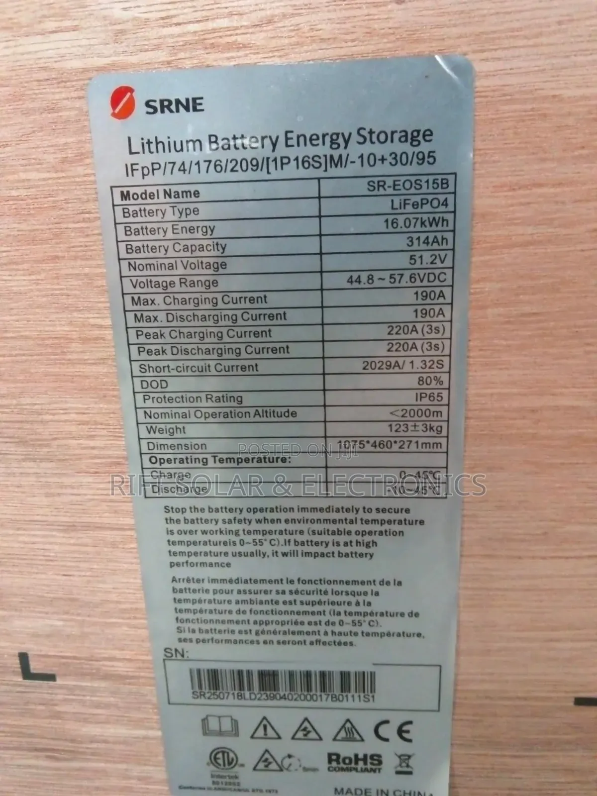 10kva Lithium Battery - 15kwh Lithium Battery Total Off-Grid Package