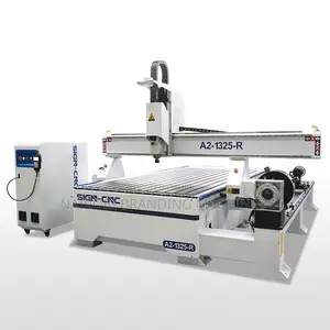 4 Axis 130*250cm CNC Manufacture Wood Working Machine Wood CNC Router