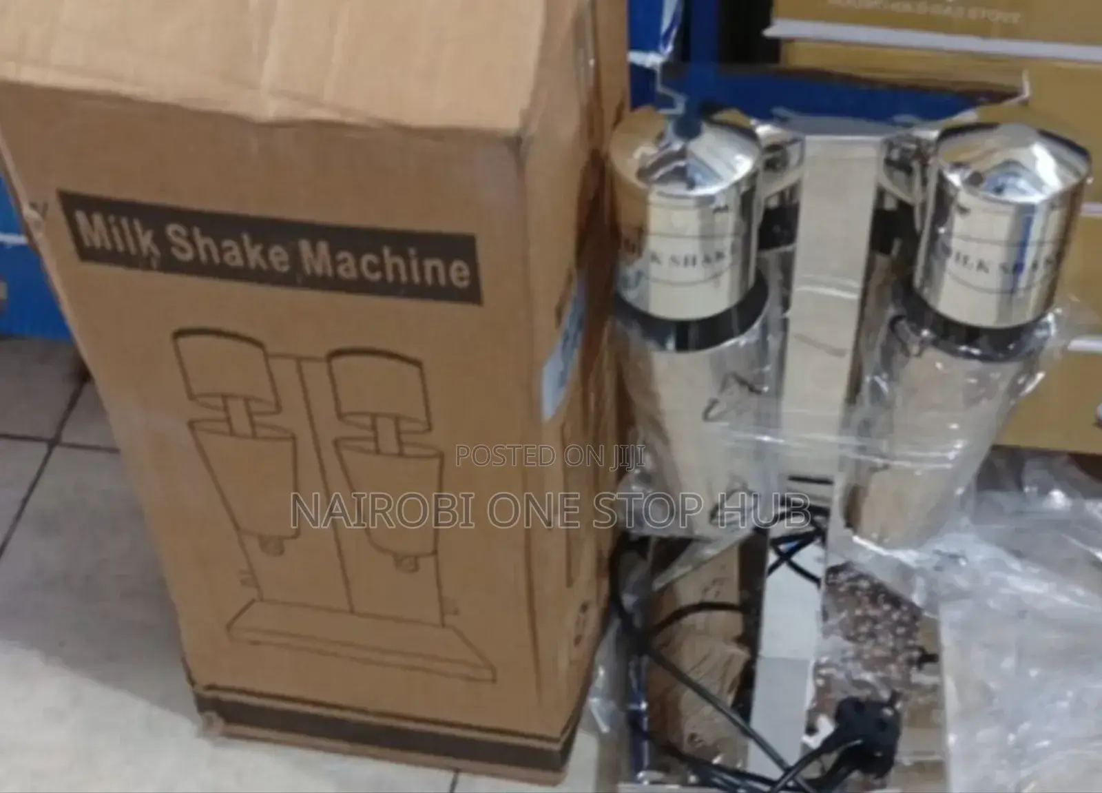 Commercial Beverage Mixer – Double Stainless Steel Cups