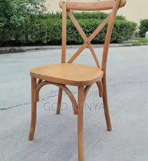 Home Chair;Classic Wooden Crossback Chair With Ergonomic Cushion