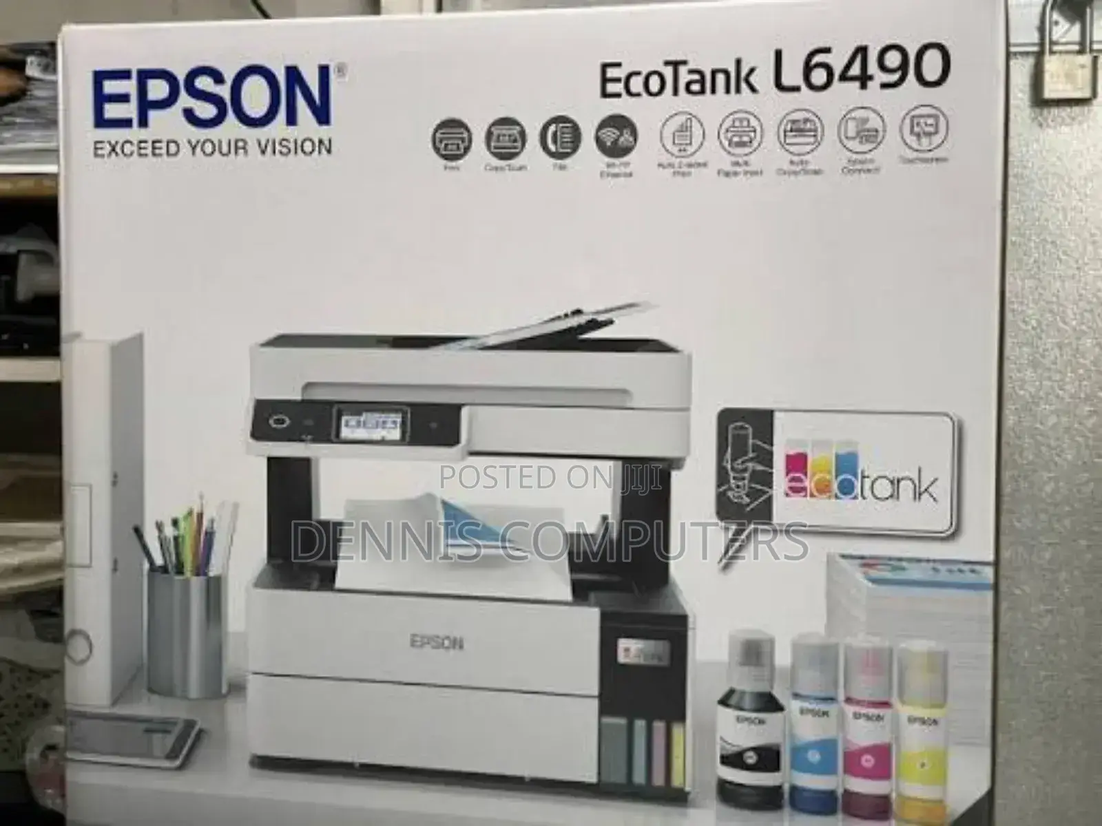 Epson Ecotank L6490 A4 Ink Printer//Epson Ecotank L6490