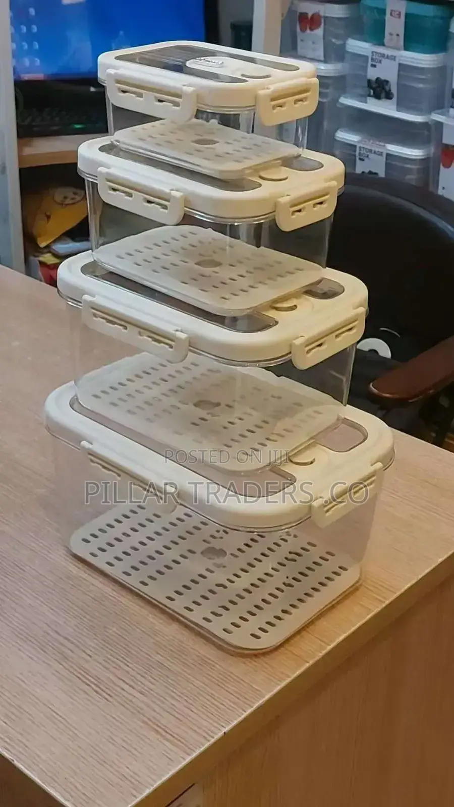 Fridge Organizer Containers Set