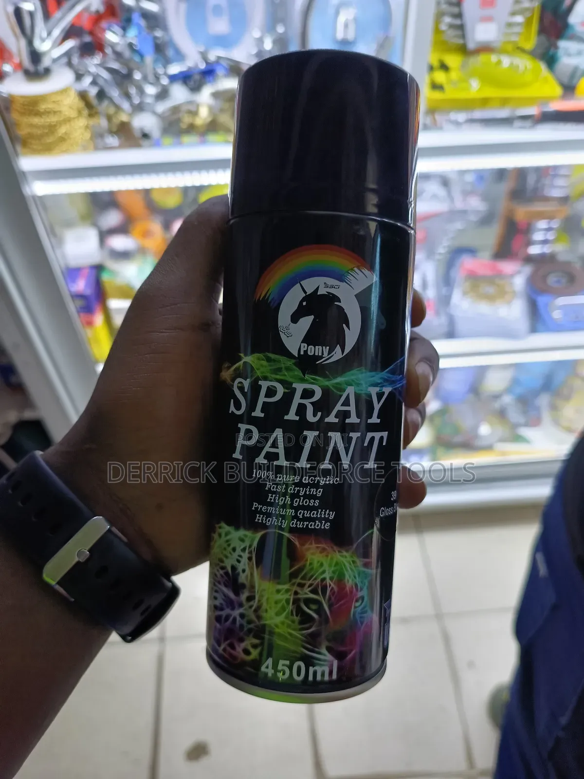 Black Spray Paint