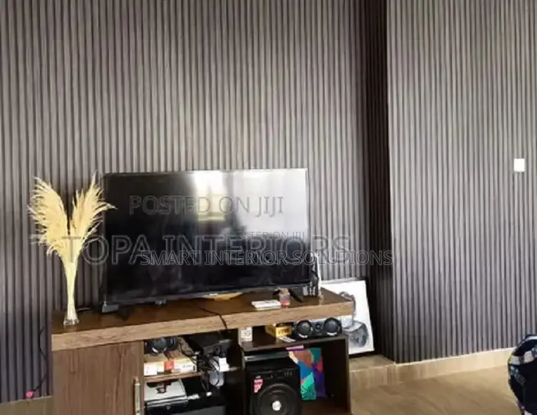 Tv Backdrop Fluted Wall Panels