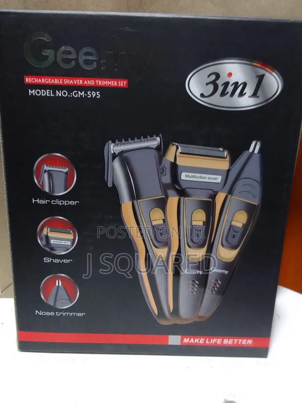 Rechargeable Geemy 3in1 Multifunctional Hair Trimmer
