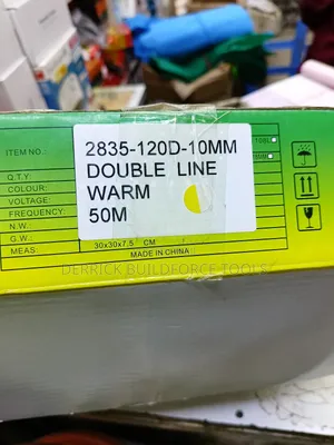 Warm White 10mm Double Line 50m