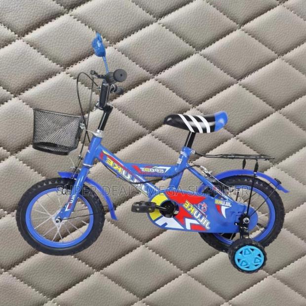 12 Inch Children Bicycle Colorful Design Comfy Seat Training Wheels