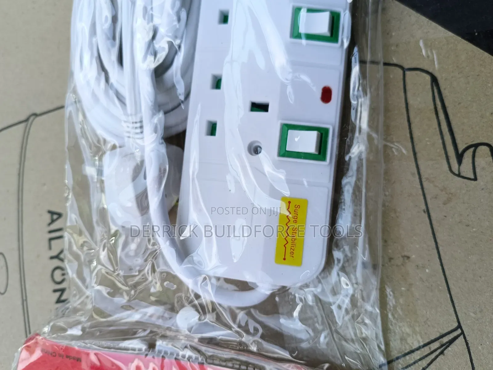 6way Quality Surge Protector 10m Extension