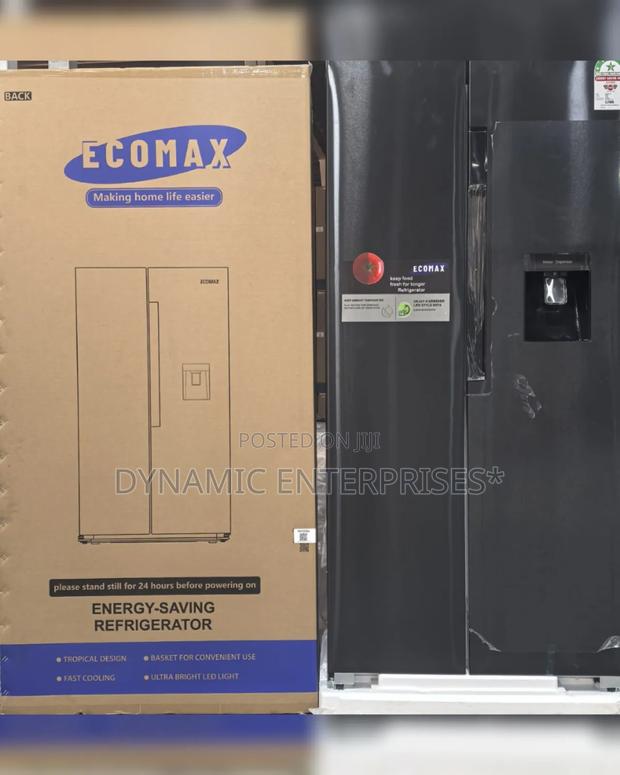 Ecomax 454 Litres Dark Silver Side by Side - main view