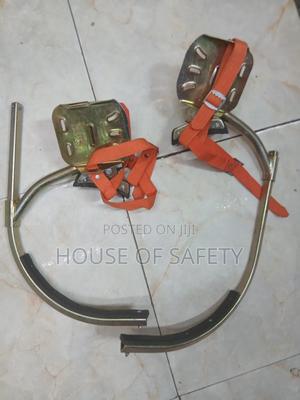 Red Straps Concrete Climbers