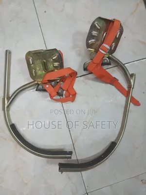 Red Straps Concrete Climbers