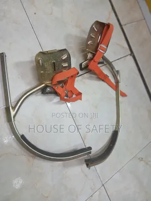 Red Straps Concrete Climbers