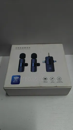 Lavalier Recording Microphone With 2 Microphones