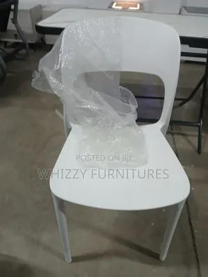 All White Plastic Chair