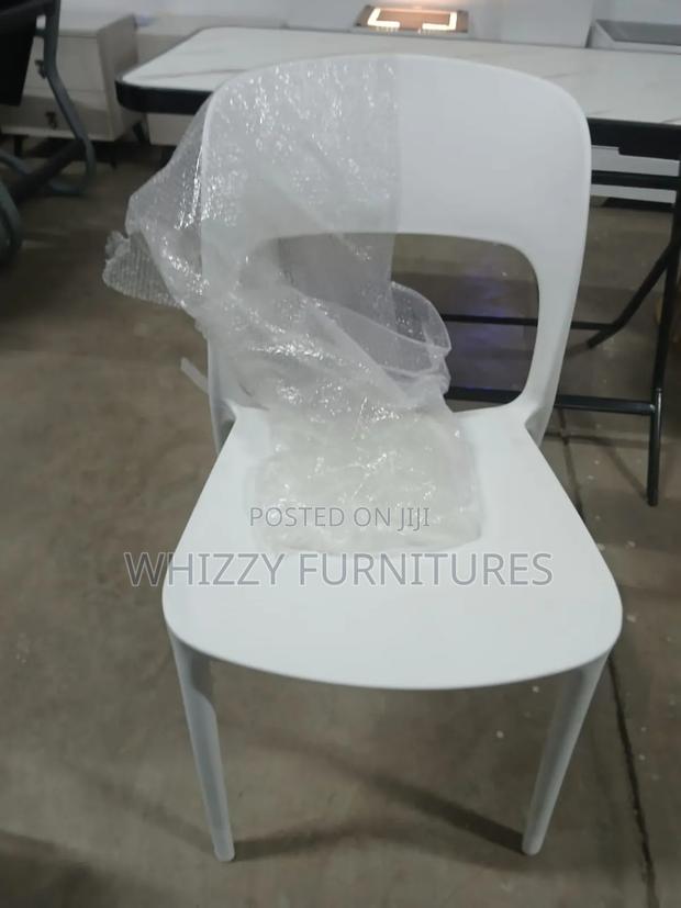 All White Plastic Chair