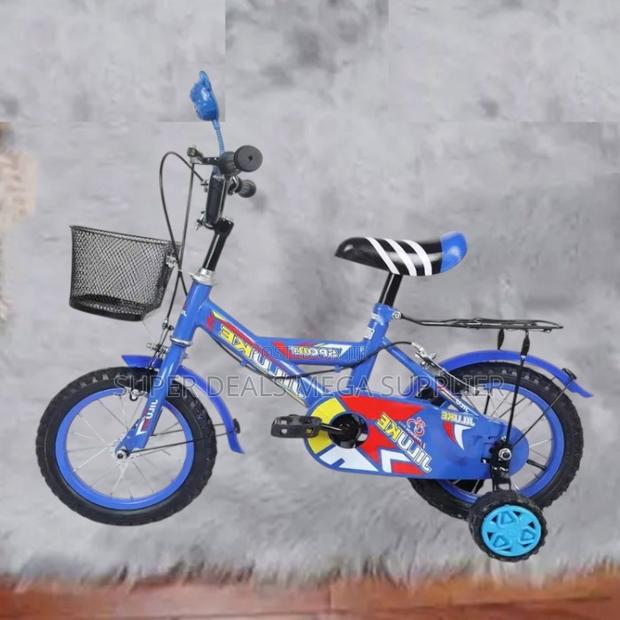 12 Inch Kids Bike With Training Wheels Fun and Safe Ride for 2–5 Years