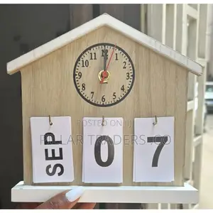 Wooden Office and Living Room Calendar