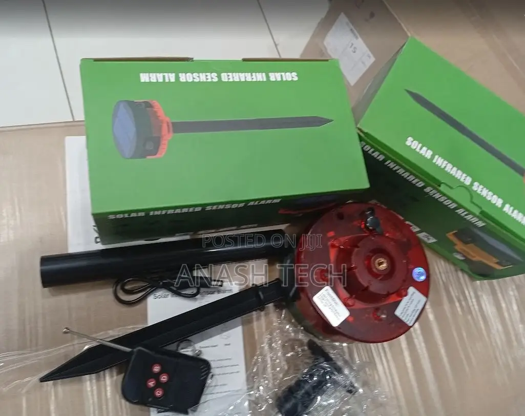 Waterproof 360-Degree Solar-Powered Motion Sensor Alarm
