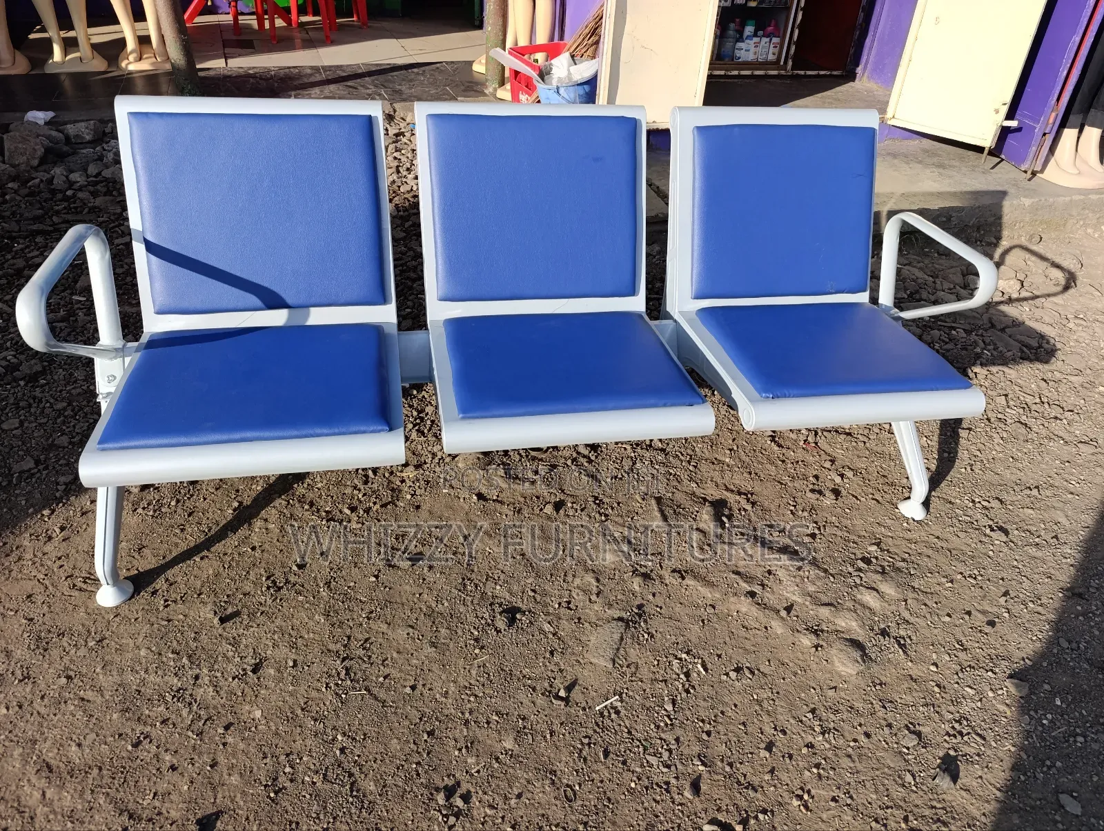 Blue Reception Chairs