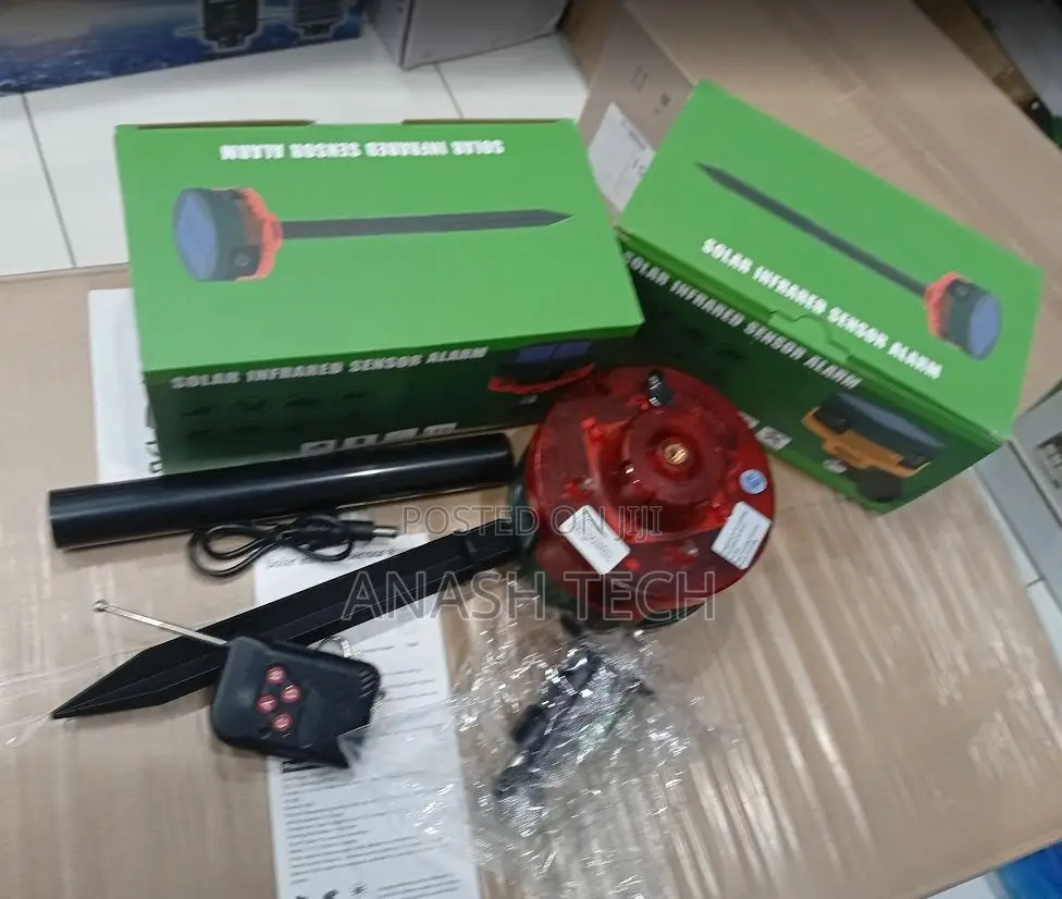 Home Siren Solar Alarm With Infrared Motion Sensor