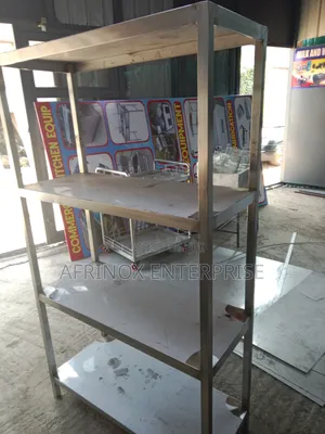 Stainless Steel Kitchen Rack, 4 Tier Rack