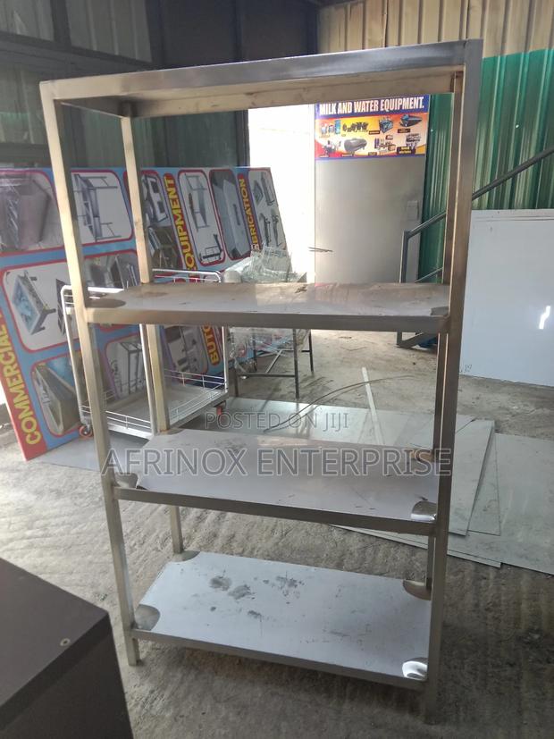 Stainless Steel Kitchen Rack, 4 Tier Rack - thumbnail 4