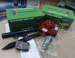 New Solar Motion Sensor Alarm,With Upgraded 360° Motion Detector