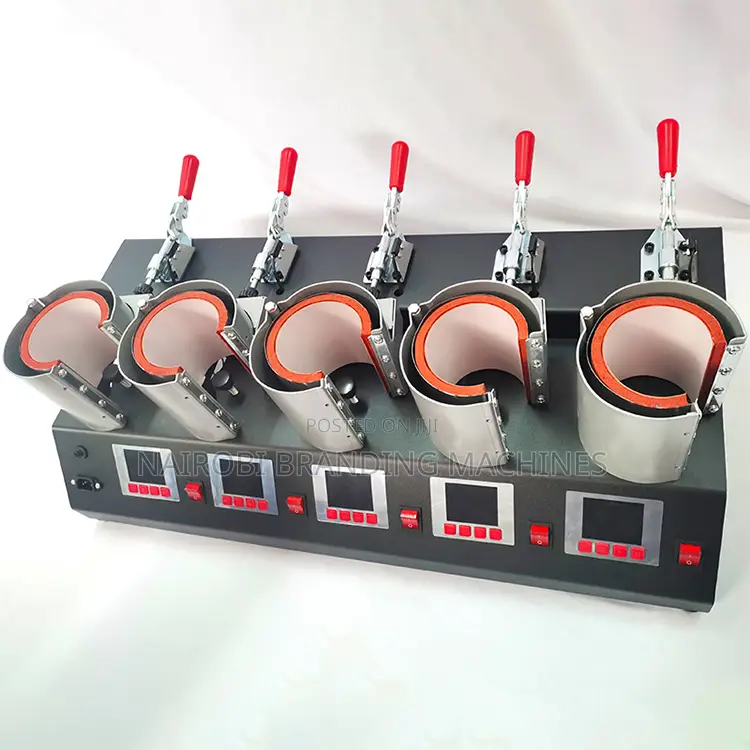 5 Station Sublimation Mug Heat Press - Huge Discounts Available