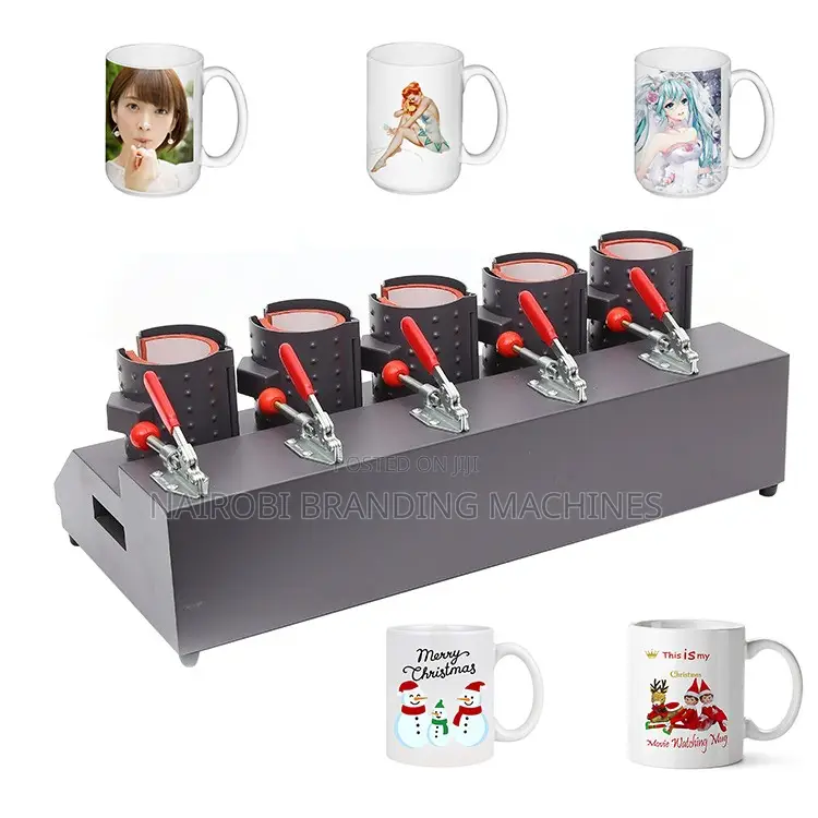 5 Station Mug Heat Press for Sale - Mug Sublimation Printing