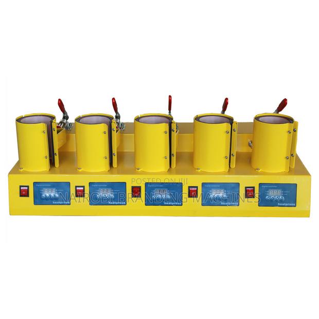 Sublimation Mug Heat Press Machine With 5 Station