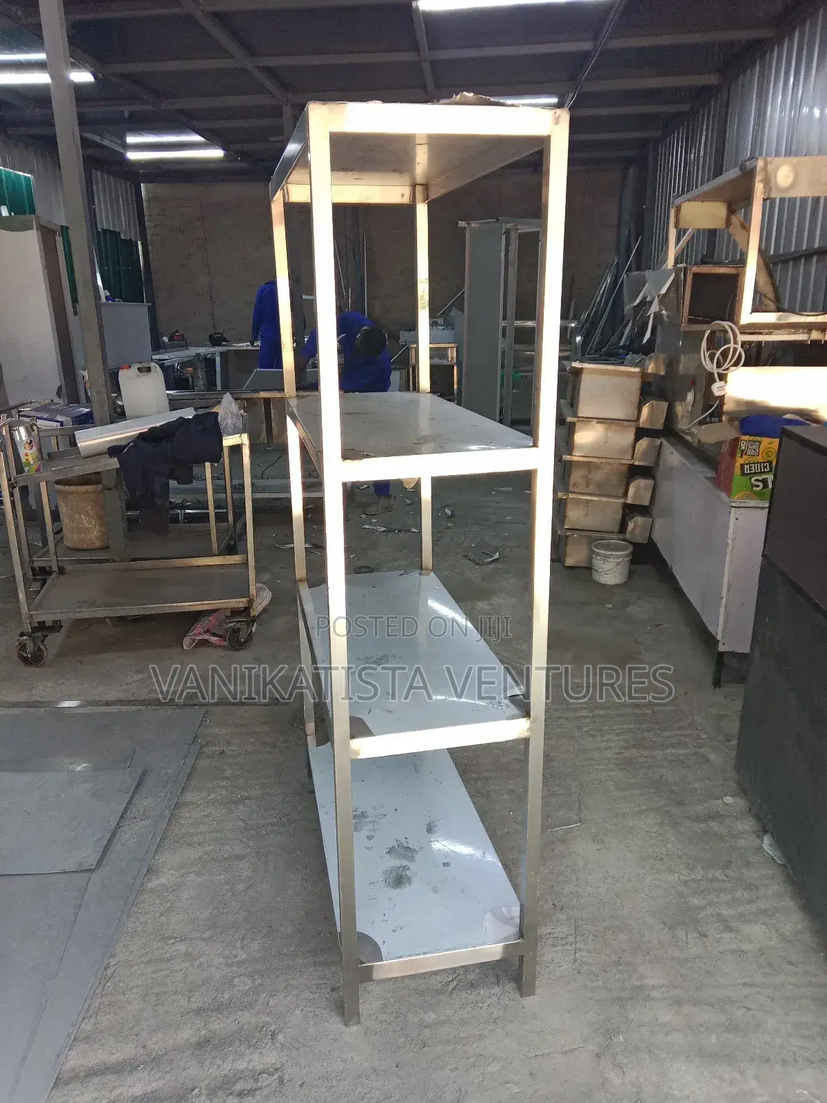 Stainless Steel Storage Rack, 4 Tier Rack