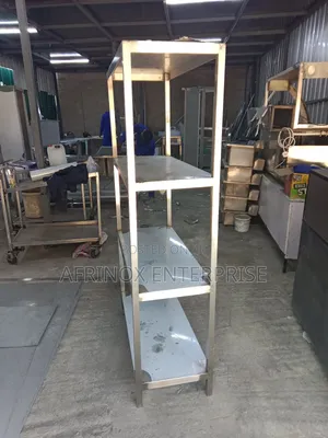 Stainless Steel Storage Rack, 4 Tier Rack